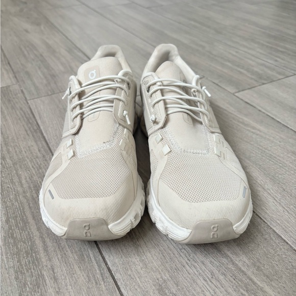 On Cloud 6 Sneakers Pearl/white Sz 9 - Picture 5 of 8